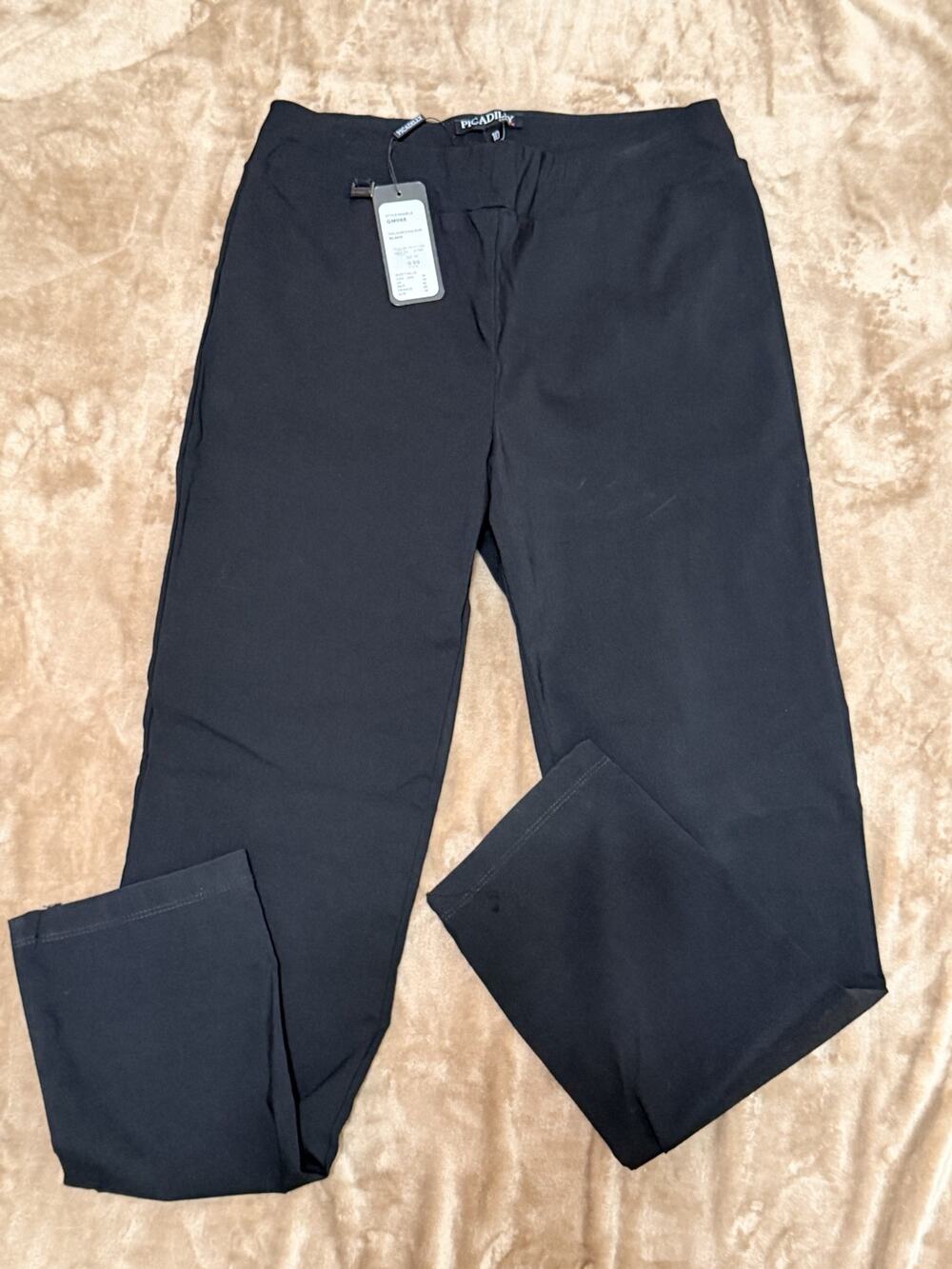 Picadilly Sim Black Pants - Women's Size 10